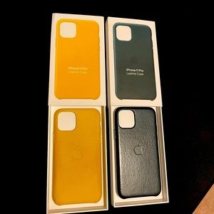 Apple iPhone 11 Pro leather cases